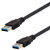 L-COM U3A00007-105M USB Cable USB Type A Plug USB Type A Plug 1.5 m 4.9 ft USB 3.0 Black