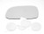 Fits 93-97 Corolla Left Driver Mirror Glass Lens w-Adhesive USA w-o Rear Backing Plate