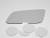 Fits 08-09 Pont G8 Left Driver Mirror Glass W-o Backing Plate. -Glass Lens Only-