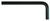 Bondhus 13800 .028" Hex L-Wrench - Short Bulk