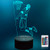 Lampeez Kids Basketball Player 3D Night Light Optical Illusion Lamp with 16 Colors Timer Remote Control Dimmable Changing Birthday Gift Idea for Boys and Girls