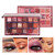 Ardorlove 18-color Eyeshadow Palette High Pigment Glitter Metallic Natural Ultra Eye Shadow Powder Shimmer Matte Glitter Eyeshadow Makeup Palette Sweatproof Long Lasting Waterproof Easy to Blend
