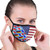 GIRDEAR Shield Anti Dust Pollution Face Mouth Guard Seamless Pattern Flag g Safety Covers