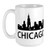 CafePress Chicago Skyline Large Mug Coffee Mug Large 15 oz. White Coffee Cup