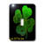 3dRose lsp_41921_1 Text Luck Of The Irish. Chic Clovers () On Black Background Single Toggle Switch Green