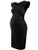 Bhome Maternity Dress Flying Sleeve Casual Pregnancy Summer Dresses Black L