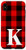 iPhone XS Max Buffalo Plaid Personalized Monogram Initial Letter "K" Case