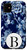 iPhone 11 Indigo Blue Chinoiserie Pattern Monogram Initial Letter "B" Case