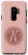 Galaxy S9 plus Initial K Script Letter Rose Pink and Mauve Case
