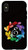 iPhone X-XS Initial E Monogram - Rainbow Parrot Bird Feather Wreath Case