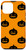 iPhone 12 mini Halloween Jack-o-lantern Pumpkin Pattern Black on Orange Case