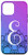 iPhone 12 mini Letter E Monogram With Black Mandala Blue Purple Gradient Case