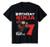 Kids Birthday Ninja 7 Year Old Party 7th For Boys Girls T-Shirt