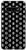 Galaxy S10 plus Monogram Letter B Pattern White On Black Background Case