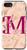 iPhone SE -2020- - 7 - 8 Cute Pink Floral flowers Letter R Alphabet Initial Monogram Case