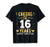 Cheers To 16 Years Married Couples 16th Wedding Anniversary T-Shirt