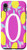 iPhone XR Letter O Monogram Yellow Lemon Bright Pink Background Wreath Case