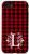 iPhone SE -2020- - 7 - 8 Red and Black Buffalo Plaid Monogram Letter L Initial Gift Case