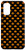 Galaxy S20 Halloween Jack-o-lantern Pumpkin Pattern Sm Orange on Black Case