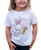 7 ate 9 Apparel Girl's Hoppy Easter T-Shirt 2T White