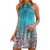 Women Sexy Fashion Metal O-Neck Halter Gradient Printing Dress Summer Casual Sleeveless Hollow Out Slim fit Swing Dress Women Sexy Fashion Metal O-Neck Halter Gradient Printing Dress Summer Casual Sleeveless Hollow Out Slim fit Swing Dress