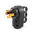 QWORK Nema 14-50P 50 Amp Male RV Replacement Plug 125-250V Power Assembly Plug with Handle for Camper Trailer