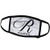 3dRose BrooklynMeme Monograms - White Marble Monogram R - Reese - Face Masks -fm-310090-3-