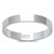 CloseoutWarehouse 925 Sterling Silver Flat Plain Bridal Band Ring 3MM Size 7