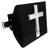 Elektroplate Cross Black Plastic Hitch Cover