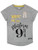 Harry Potter Girls' Platform 9 and 3-4 T-Shirt Grey Size 7