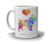 Australian Terrier Dog Breed Mug by Artist Dan Morris Personalize with Dog Name Two Sizes