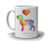 Mastiff Dog Breed Mug by Artist Dan Morris Personalize with Dog Name Two Sizes