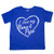 inktastic I Love My Nana and Papa in White Toddler T-Shirt 7 Royal Blue 37b66