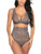 Avidlove Sexy Lingerie for Women High Waist Bra and Panty Set Strappy Babydoll Bodysuit Gray