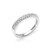 SOLIDSILVER- Sterling Silver Crystal Clear CZ Cluster Eternity Band Ring  Size 7
