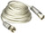 TruckSpec TSPS-8X18SM8 Silver 18' CB Antenna Mini-8 Coax Cable with PL-259 Connectors