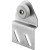 CRL 3-4" Flat Edge Nylon B.B. Sliding Shower Door Roller Assembly - Package