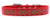 Unconditional Love Sprinkles Emerald Green Crystals Dog Collar44- Red - Size 14