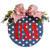 Welcome Sign for Front Door Welcome Wreaths for Front Door Spring Wooden Independence Day Wreath Decorations for Farmhouse Front Porch -O-