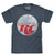 Tee Luv Royal Crown Cola T-Shirt - Retro RC Cola Soda Logo Shirt -Indigo-Black Heather- -L-