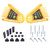 Featherboard Woodworking Feather Loc Board Set Multi-purpose Double Featherboards for Table Saws Band Saws Router Tables Fences Tools Miter Gauge Slot Woodworking Tools 1 Pair