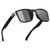 GRFISIA Vintage Polarized Sunglasses for Men and Women Driving Sun glasses 100 percent UV Protection -matte black frame - Photochromic lens-