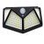 100 LED Outdoor Solar Power Wall Lights PIR Motion Sensor Garden Security L.