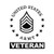 E-7 Sergeant First Class Veteran US Army Rank Sticker - Decal - Die Cut - SFC OR-7 E7 - Matte Black 9.76" x 12.00"