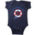 inktastic Nautical Little Brother Infant Creeper 6 Months Navy Blue