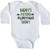 inktastic Daddys Future Hunting Buddy Long Sleeve Creeper Newborn White 31a12