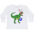 inktastic Easter T-Rex with Colored Toddler Long Sleeve T-Shirt 4T White 3e92e