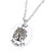 Silver Midwife Tree of Life Pendant Necklace for Women - 18-inch Stainless Steel Cable Chain