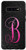 Galaxy S10 plus Black Leopard Print Cheetah Pink Monogram Initial "Letter B" Case