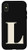 iPhone X-XS L Personalized Monogram Letter Initial Minimal Black White Case